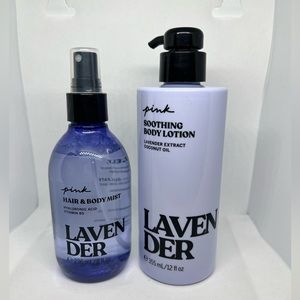 VS PINK Lavender Body Care Bundle